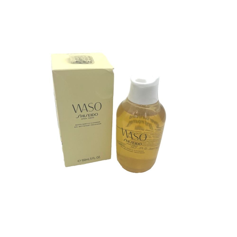 New-Shiseido WASO Quick Gentle Cleanser Gel With Honey 5.0 Fl oz / 150 ml